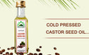 Premium Cold Pressed Castor Seed Oil, (65 ml) 100% Pure & Natural for Face, Hair & Body, For External Use & Stunning Youthful Looks, Glass Bottle