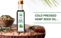 Hillpure Organic Hemp Seed Oil 65 ml | Cold Pressed, Unrefined | 100% Pure & Natural | Rich in Omega 3, 6 & 9 | Edible Oil for Skin, Hair & Daily Wellness | For Beard | Anti-Inflammatory | Pain releif |