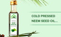Premium Cold Pressed Neem seed Oil,100% Pure & Natural for Face, Hair & body (65 ml, Glass Bottle)