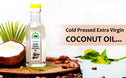 Hillpure Organic Cold Pressed Extra Virgin Coconut Oil, Unrefined, Multipurpose Usage, Daily Cooking Oil, Keto Friendly, Naturally Cholesterol Free, 250 ml