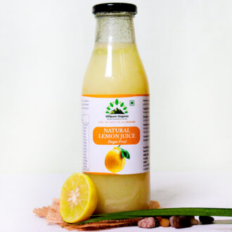 Hillpure Organic Natural Lemon Juice, Concentrate Lemon Juice, Sugar-Free, No Added Water, 500 ml, From Uttarakhand, Just pure, tangy wellness from the hills, No added preservatives
