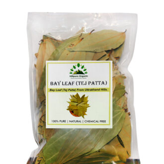 Hillpure Organic Bay Leaf, Tez Patta Dry Leaves, Indian Whole Spices | Handpicked and Hygienically Packed (100 gm)