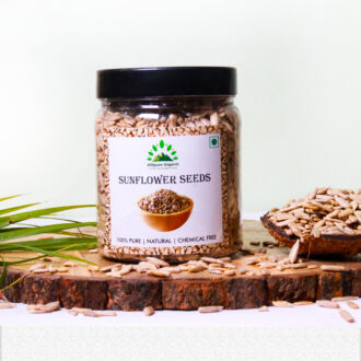 Hillpure Organic Sunflower Seeds, Raw Sunflower Seeds, Authentic and Natural for Healthy Diet, For Weight management (300 gm)