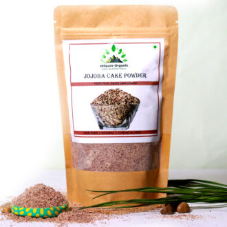 Hillpure Organic Jojoba Cake Powder 250 gm, Jojoba Khal, 100% Natural, For Beauty Produts,Face Scrub, Face Mask, Soap Making, Body Scrub etc