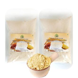 Hillpure Organic Amaranth Flour | Rajgira Atta | Healthy High Protein Gluten Free Atta | High in Protein & Fibre |1 kg + 1 kg