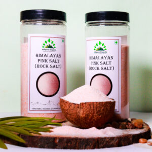 Hillpure Organic Himalayan Pink Salt, Rock Salt,100% Natural Sendha Namak, Iodized Rock Salt (1 + 1 kg), Pack of 2