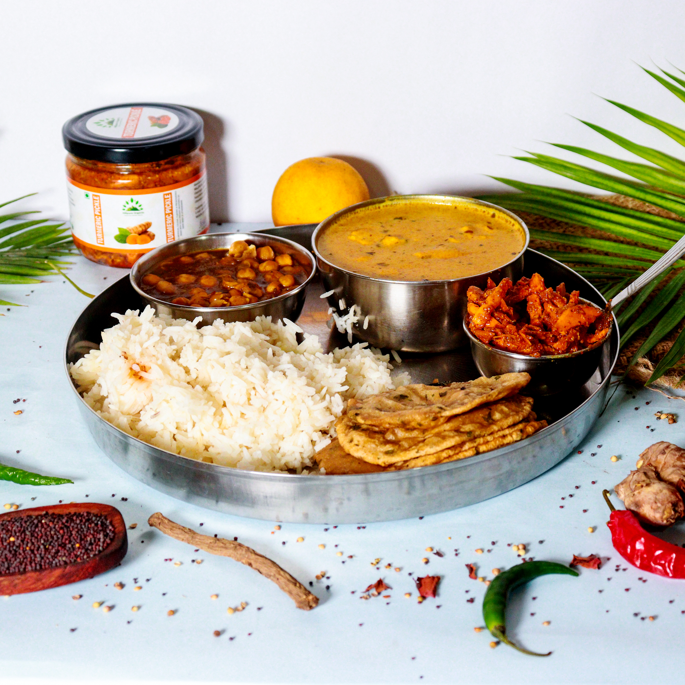 Hillpure Organic Turmeric Pickle, Haldi Ka Achar Handcrafted original recipe & Traditional Taste, From Uttarakhand Handpicked | No Preservatives/Colors | - 300 gm Glass Jar - Image 6